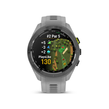 Garmin Approach® S70 1.2-in AMOLED Display Premium GPS Golfing Smartwatch - 42-mm - Grey