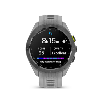 Garmin Approach® S70 1.2-in AMOLED Display Premium GPS Golfing Smartwatch - 42-mm - Grey