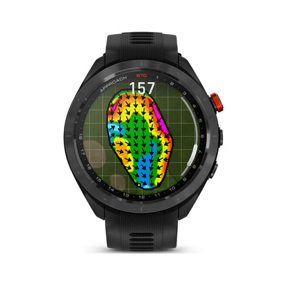 Garmin Approach® S70 1.4-in AMOLED Display Premium GPS Golfing Smartwatch - 47-mm - Black