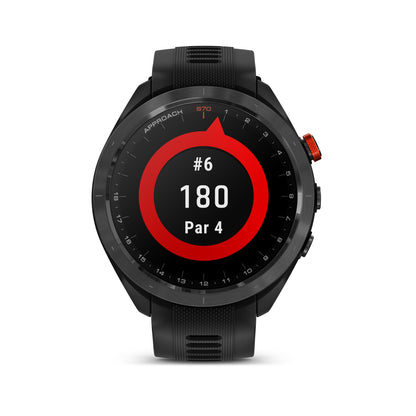 Garmin Approach® S70 1.4-in AMOLED Display Premium GPS Golfing Smartwatch - 47-mm - Black