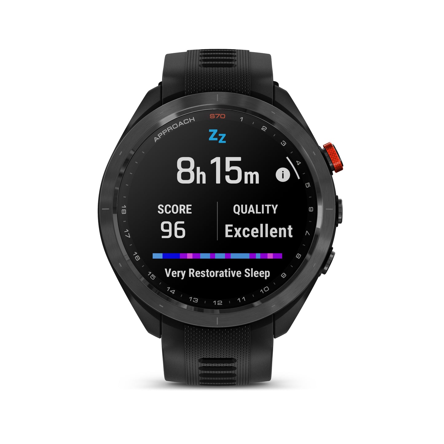 Garmin Approach® S70 1.4-in AMOLED Display Premium GPS Golfing Smartwatch - 47-mm - Black