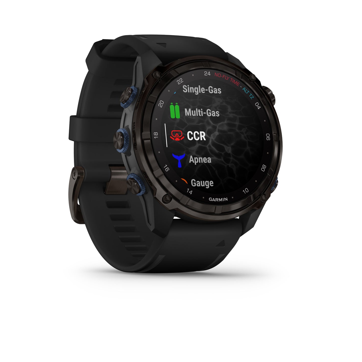 Garmin Descent™ Mk3i Dive Computer GPS Smartwatch - 51-mm - Carbon Grey DLC Titanium with Black Silicone Band