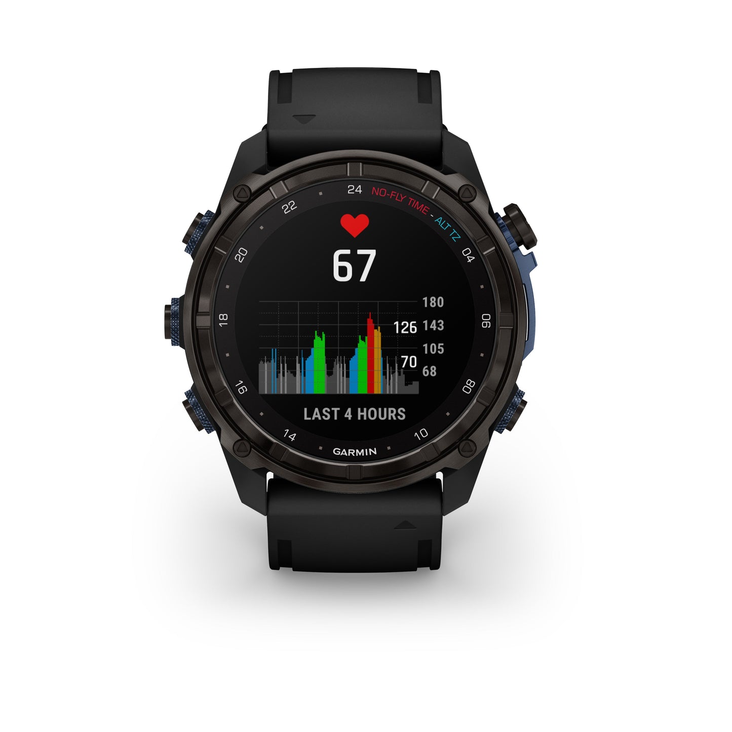 Garmin Descent™ Mk3i Dive Computer GPS Smartwatch - 51-mm - Carbon Grey DLC Titanium with Black Silicone Band