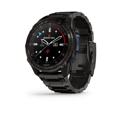 Garmin Descent™ Mk3i Dive Computer GPS Smartwatch - 51-mm - Carbon Grey DLC Titanium with DLC Titanium Band