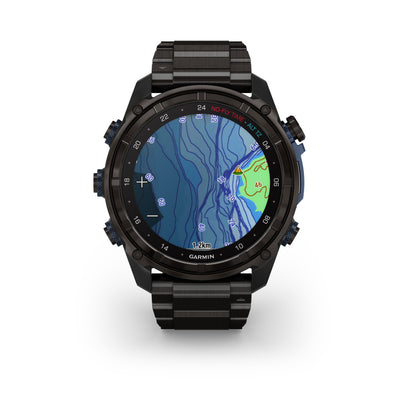 Garmin Descent™ Mk3i Dive Computer GPS Smartwatch - 51-mm - Carbon Grey DLC Titanium with DLC Titanium Band