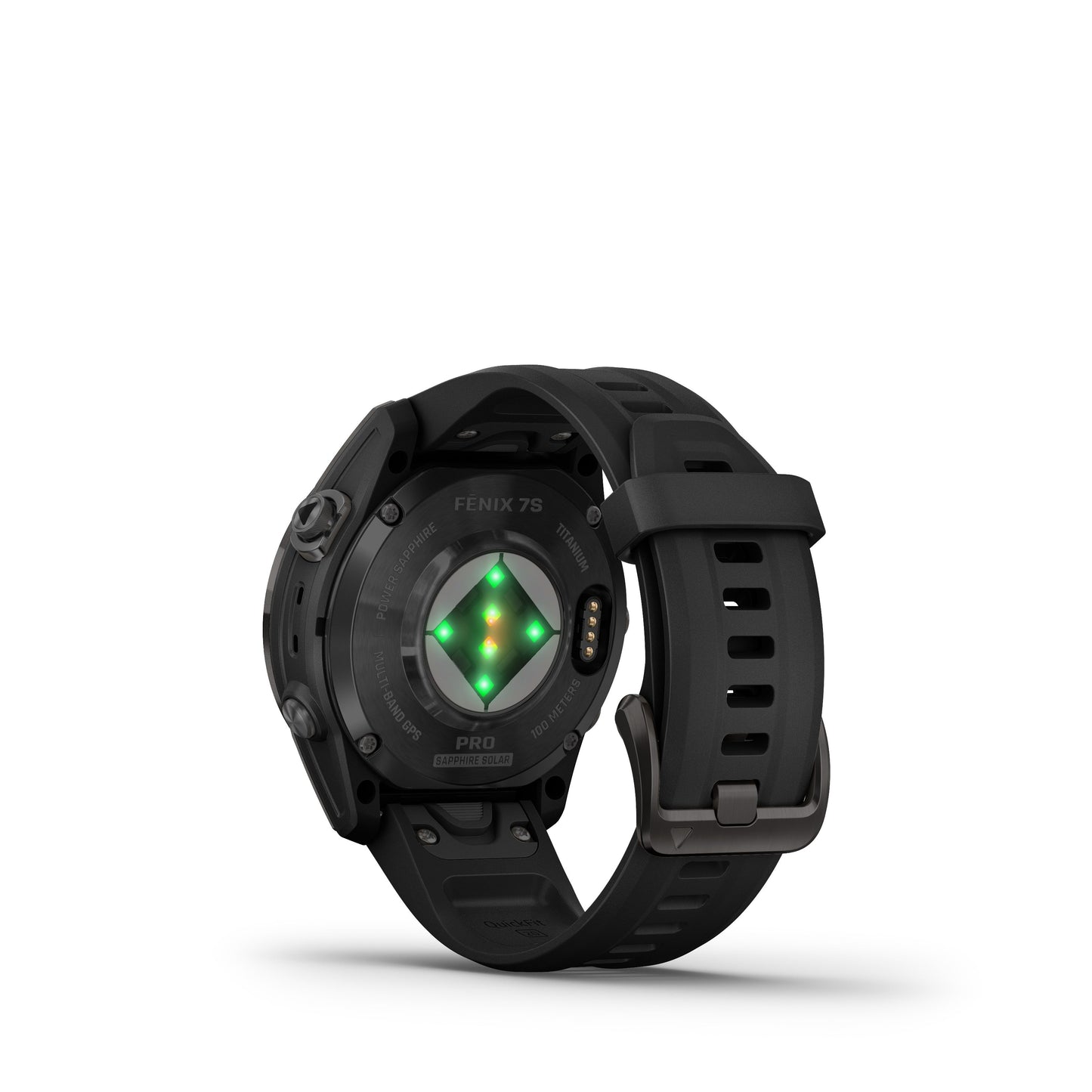 Garmin fēnix 7S Pro Sapphire Solar Charging DLC Titanium GPS Smartwatch and Fitness Tracker - Black