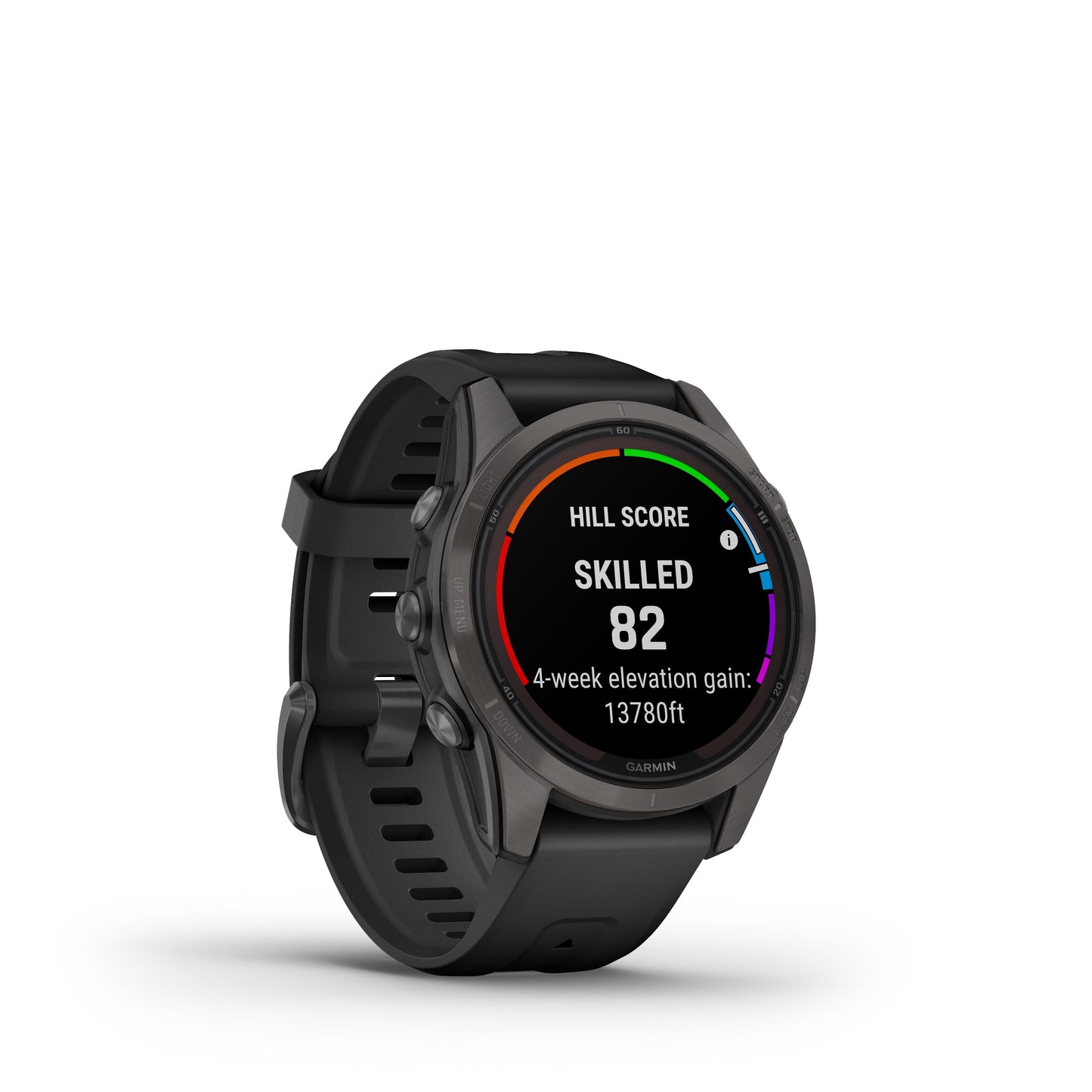 Garmin fēnix 7S Pro Sapphire Solar Charging DLC Titanium GPS Smartwatch and Fitness Tracker - Black