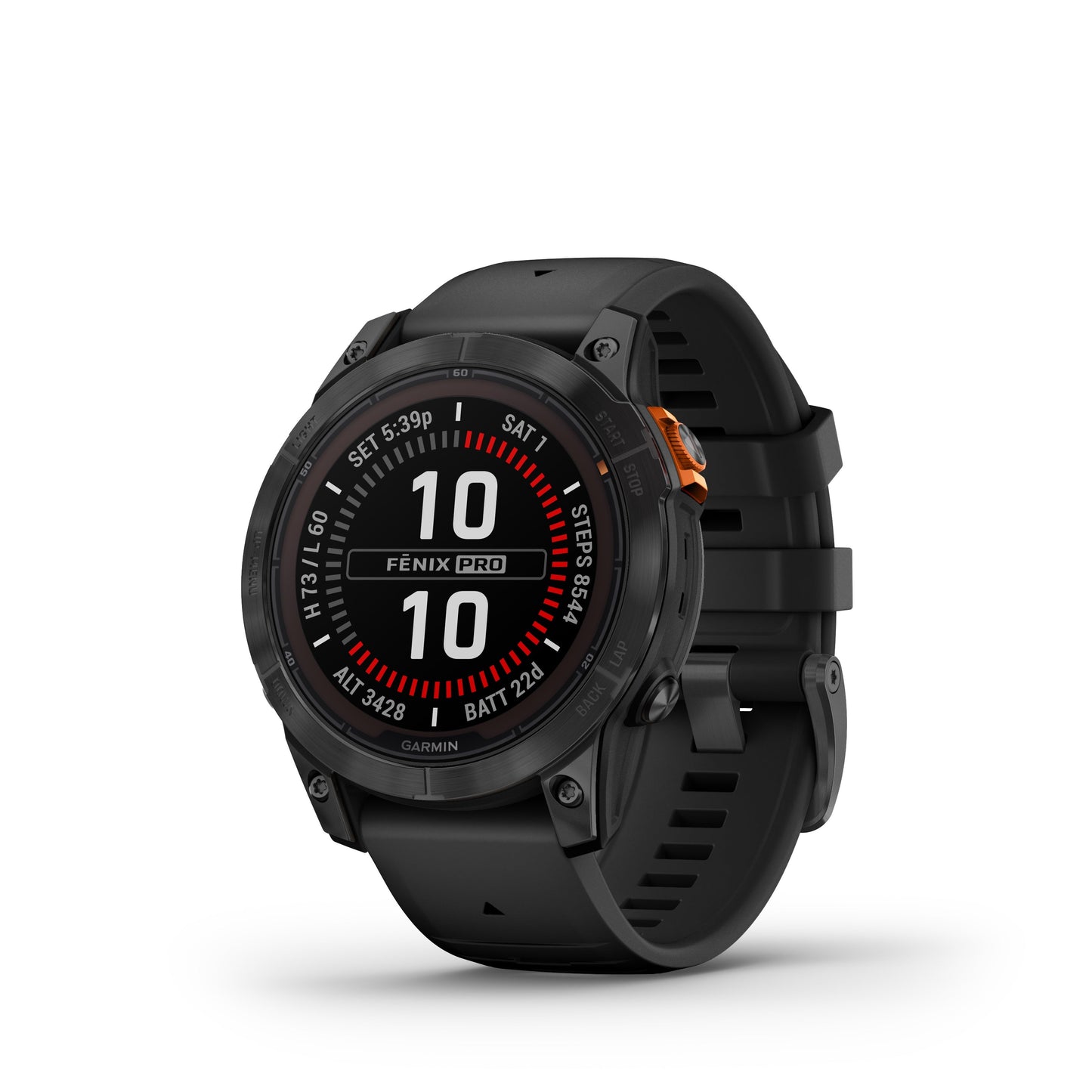 Garmin fēnix 7 Pro Solar Charging GPS Smartwatch and Fitness Tracker - Black