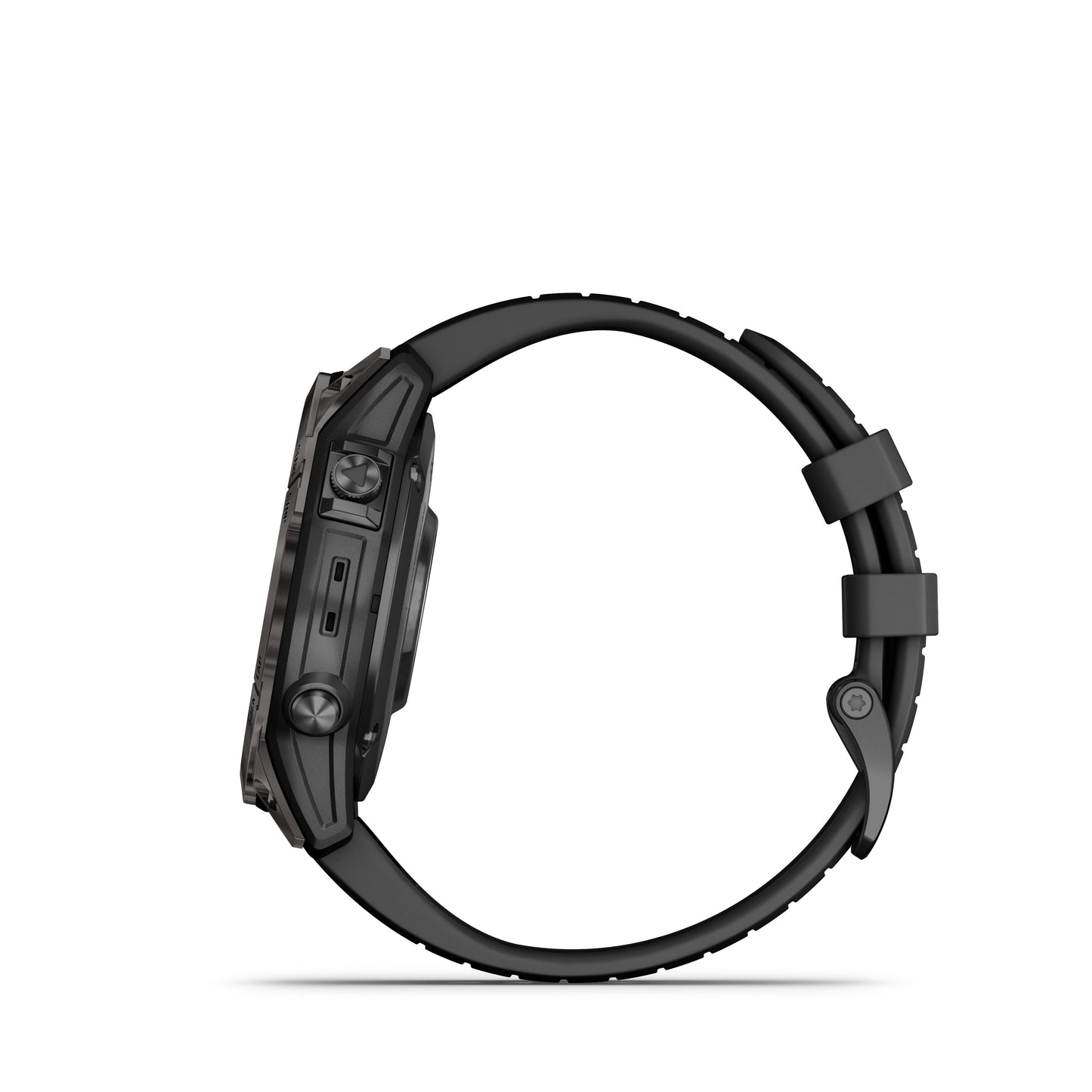 Garmin fēnix® 7 Pro Sapphire Solar GPS Smartwatch and Fitness Tracker with Solar Charging - Carbon Grey DLC Titanium Bezel with Black Band