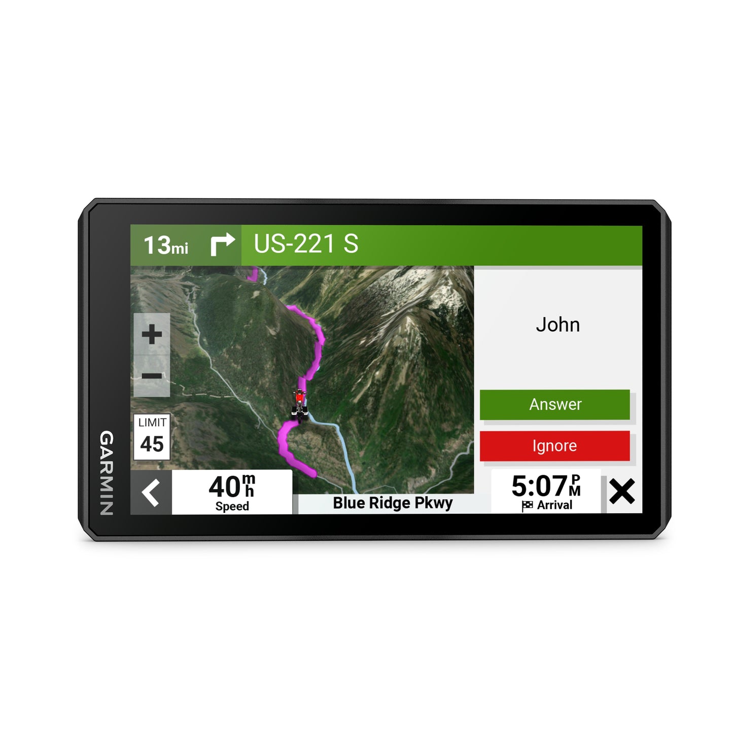 Garmin zūmo XT2 Weather Resistant Bluetooth Motorcycle GPS Navigator with 6-in Glove Friendly Touchscreen Display - Black