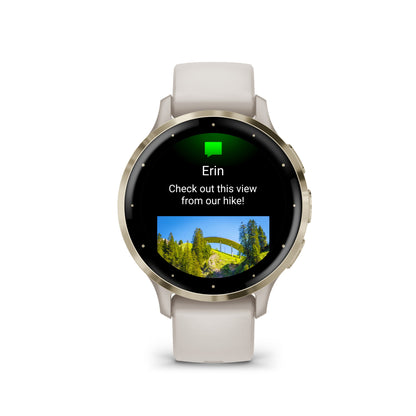 Garmin Venu 3S GPS Smartwatch and Fitness Tracker - Ivory