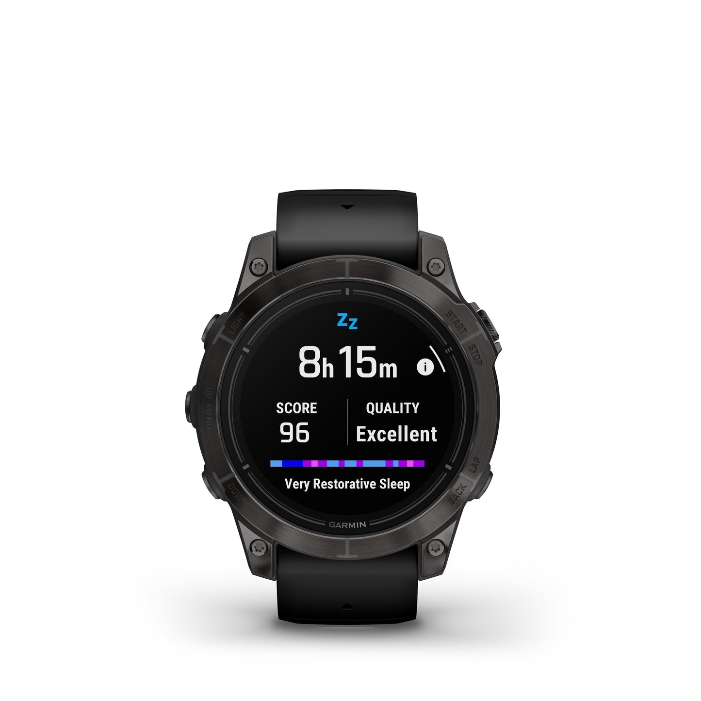 Garmin epix™ Pro Gen 2 Sapphire Edition GPS Smartwatch and Fitness Tracker - 47-mm - Carbon Grey DLC Titanium Bezel with Black Band