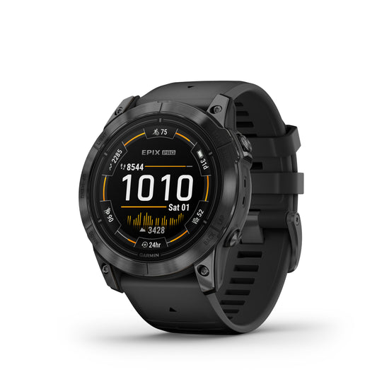 Garmin epix™ Pro Gen 2 GPS Smartwatch and Fitness Tracker - 51-mm - Slate Gray with Black Band