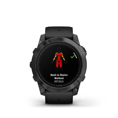 Garmin epix™ Pro Gen 2 GPS Smartwatch and Fitness Tracker - 51-mm - Slate Gray with Black Band