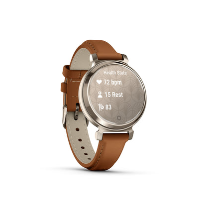 Garmin Lily 2 Classic Smartwatch and Fitness Tracker - Tan