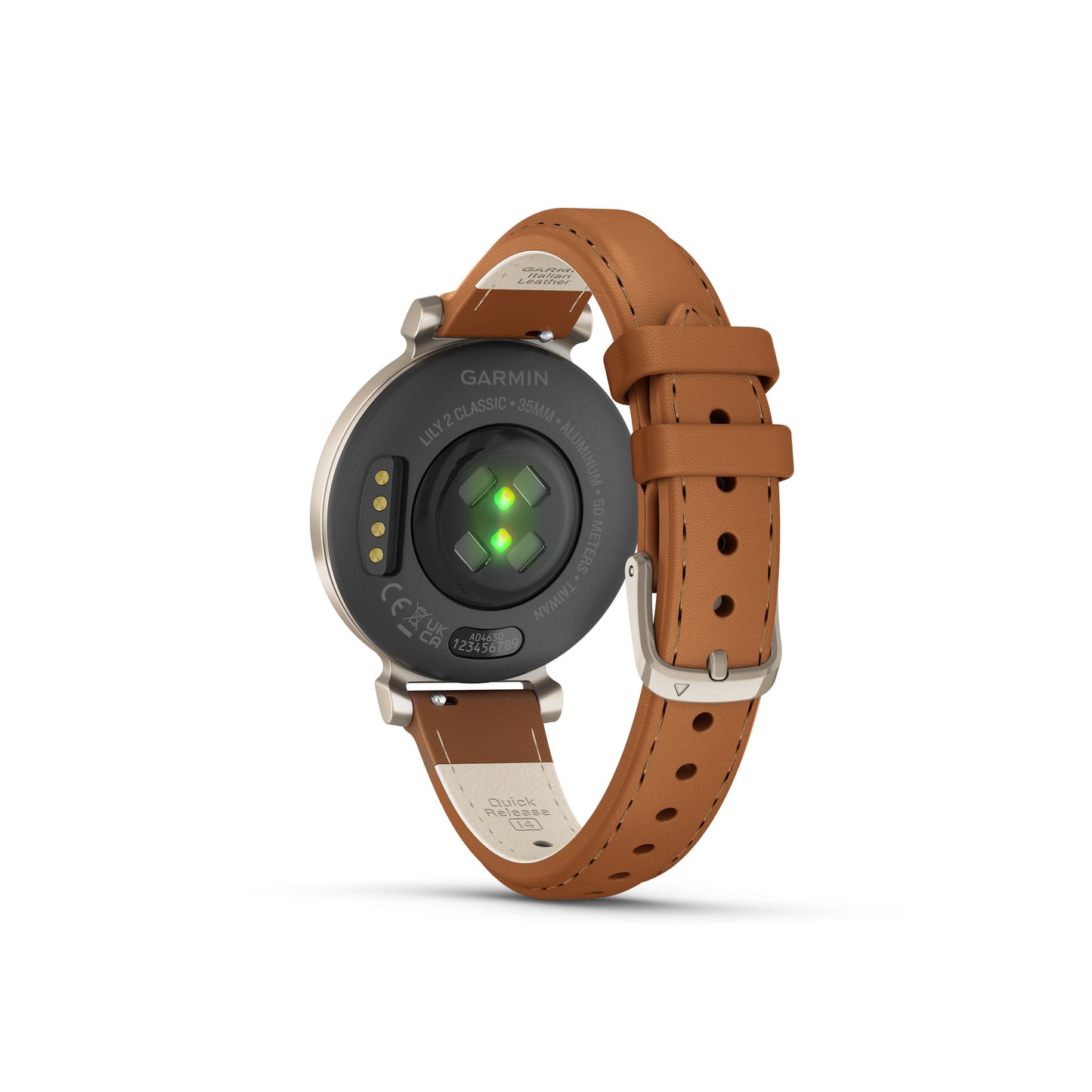 Garmin Lily 2 Classic Smartwatch and Fitness Tracker - Tan