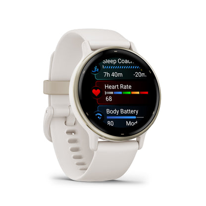 Garmin vívoactive® 5 GPS Smartwatch and Fitness Tracker - Ivory