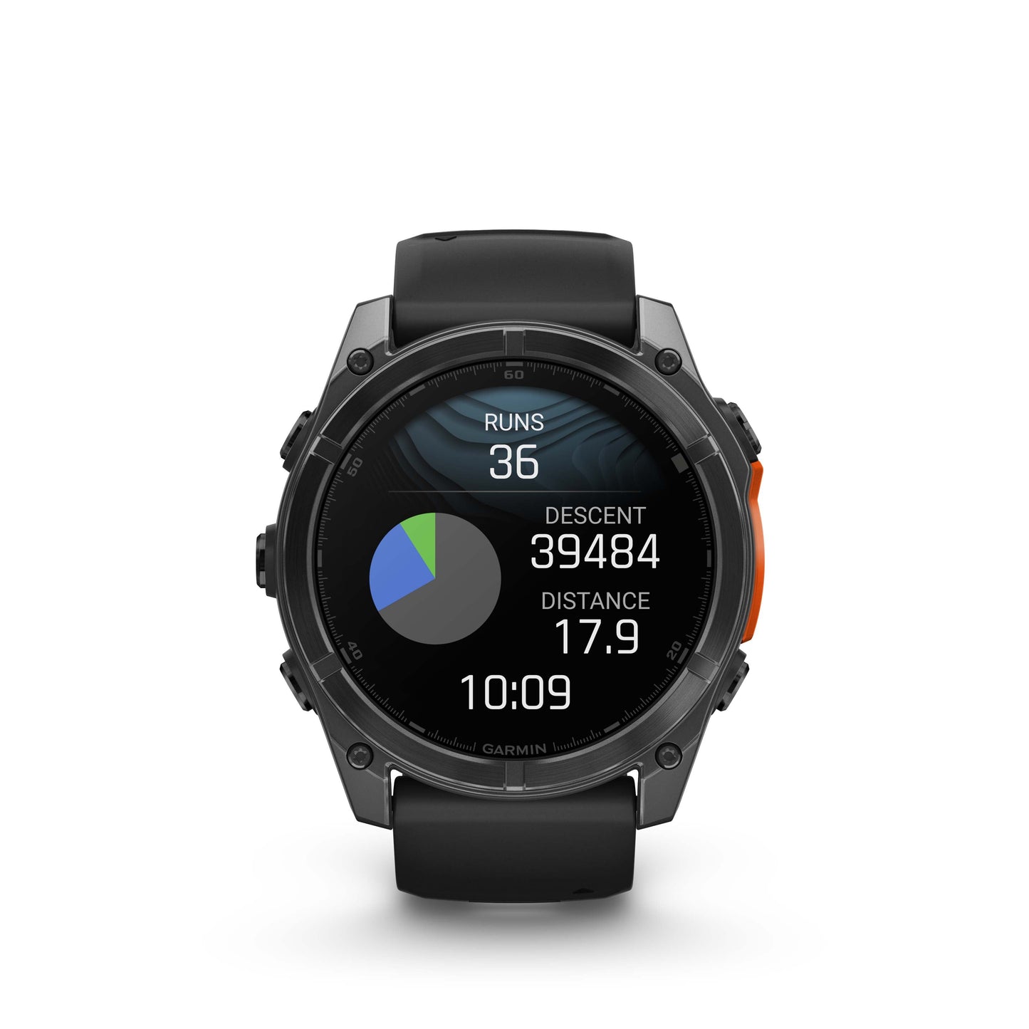 Garmin fēnix® 8 AMOLED Display GPS Smartwatch - 51-mm - Slate Grey Bezel with Black Silicone Band