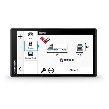 Garmin dēzl™ OTR620 6-in Display GPS Truck Navigator - Black