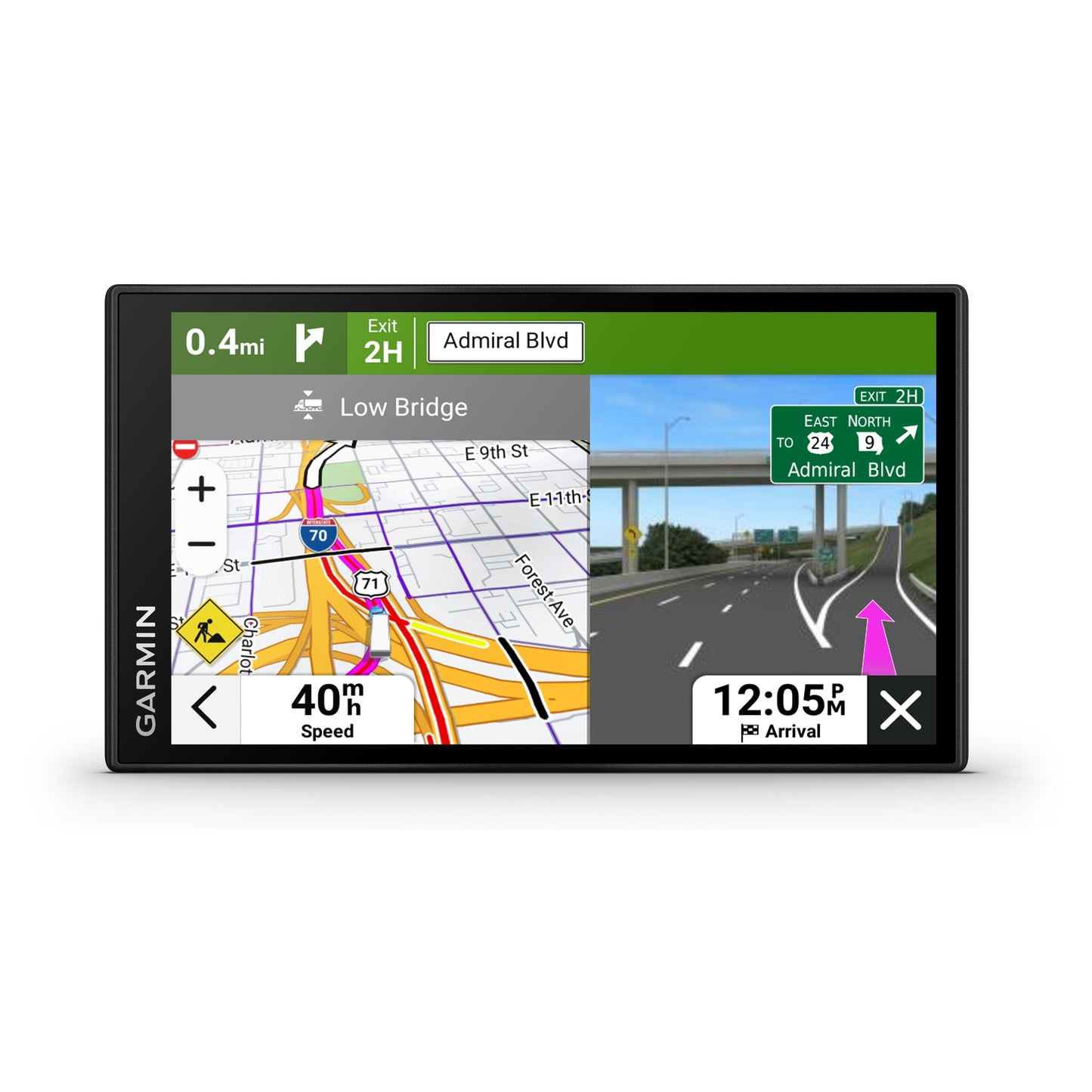 Garmin dēzl™ OTR620 6-in Display GPS Truck Navigator - Black