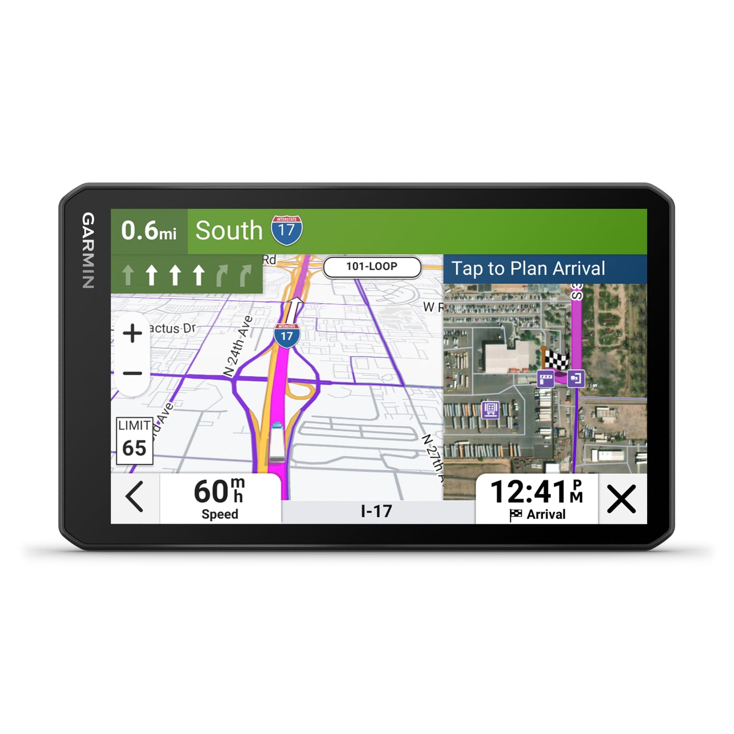 Garmin dēzl™ OTR720 7-in Display GPS Truck Navigator - Black