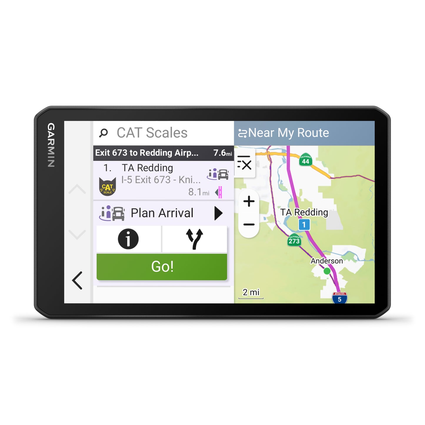 Garmin dēzl™ OTR720 7-in Display GPS Truck Navigator - Black