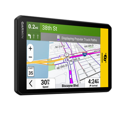 Garmin dezlCam™ OTR725 7-in GPS Navigator with Built-In Dash Cam - Black