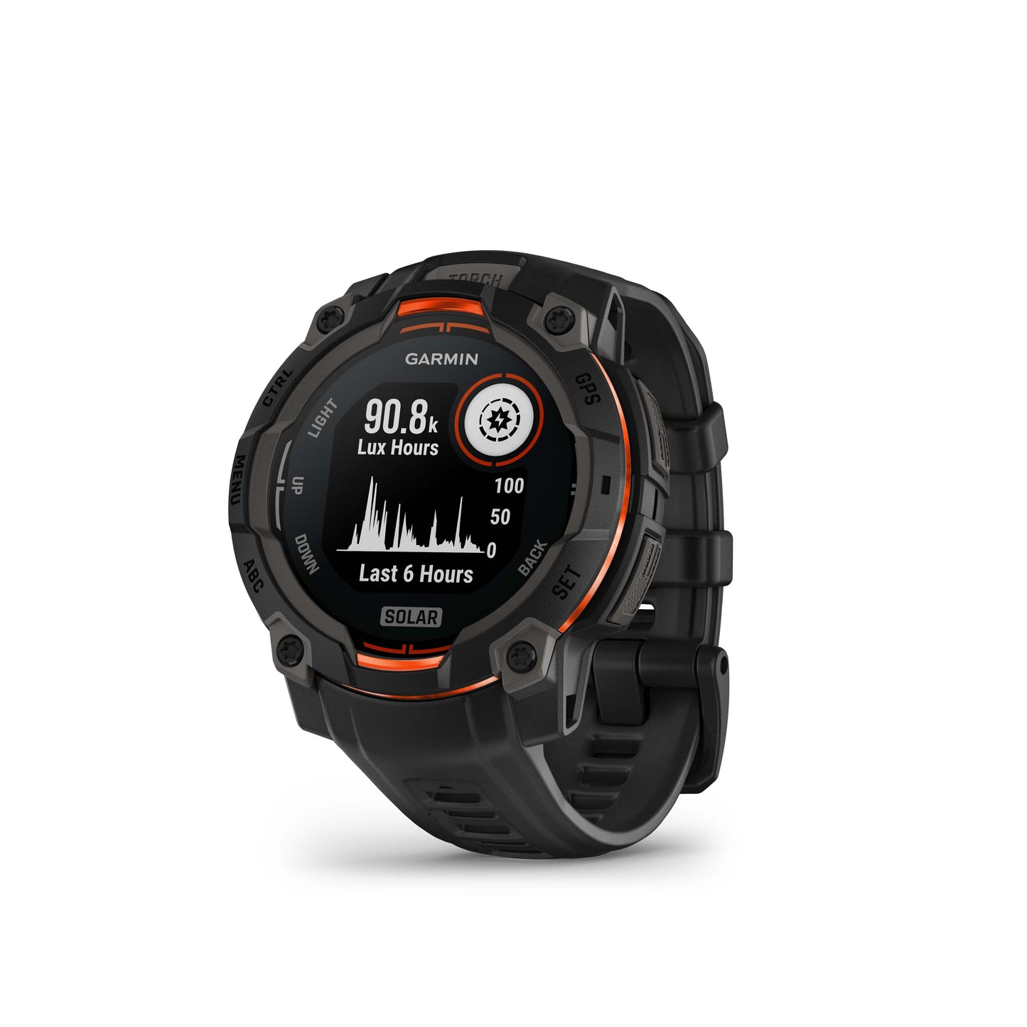 Garmin Instinct® 3 AMOLED GPS Smartwatch with Solar Charging - 45-mm - Black