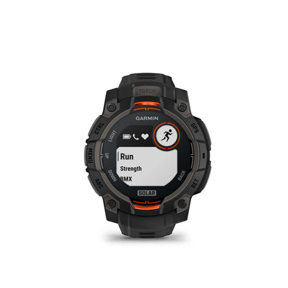 Garmin Instinct® 3 AMOLED GPS Smartwatch with Solar Charging - 45-mm - Black