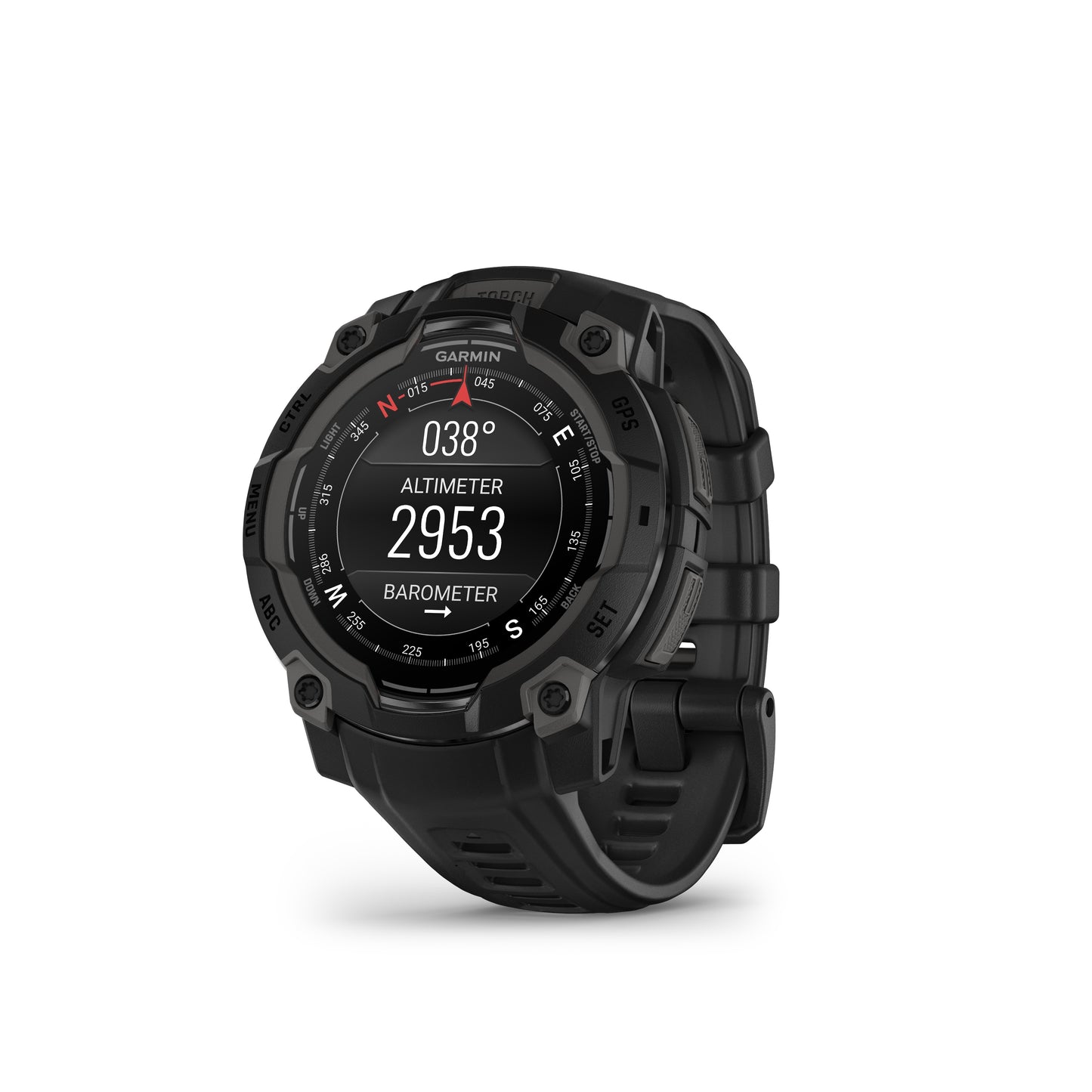 Garmin Instinct® 3 AMOLED GPS Smartwatch - 45-mm - Black