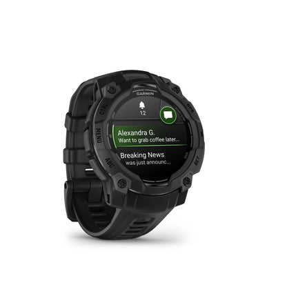 Garmin Instinct® 3 AMOLED GPS Smartwatch - 45-mm - Black