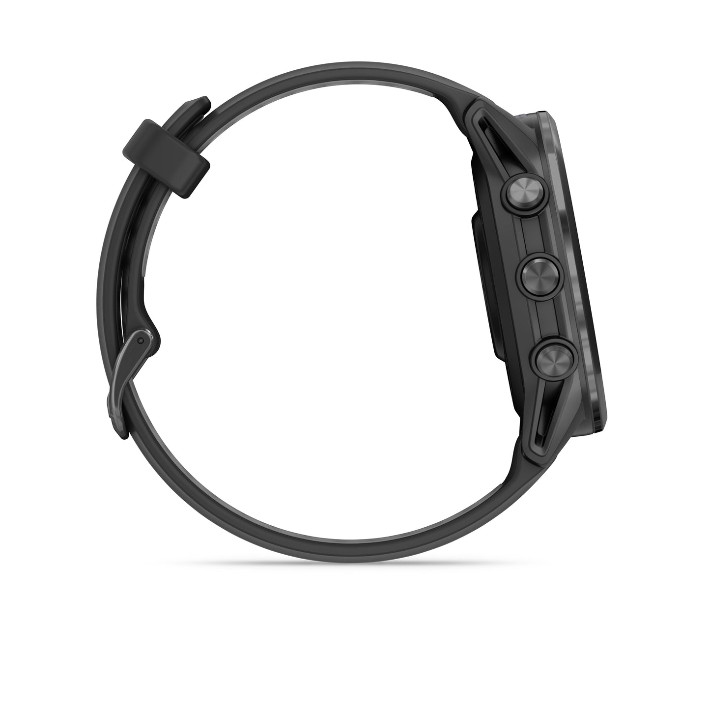 Garmin Forerunner® 970 GPS Smartwatch - Carbon Grey DLC Titanium with Black Case and Black/Translucent Whitestone Band