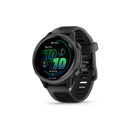 Garmin Forerunner® 570 GPS Smartwatch - 42mm - Slate Grey Aluminum Bezel with Translucent Black/Black Band