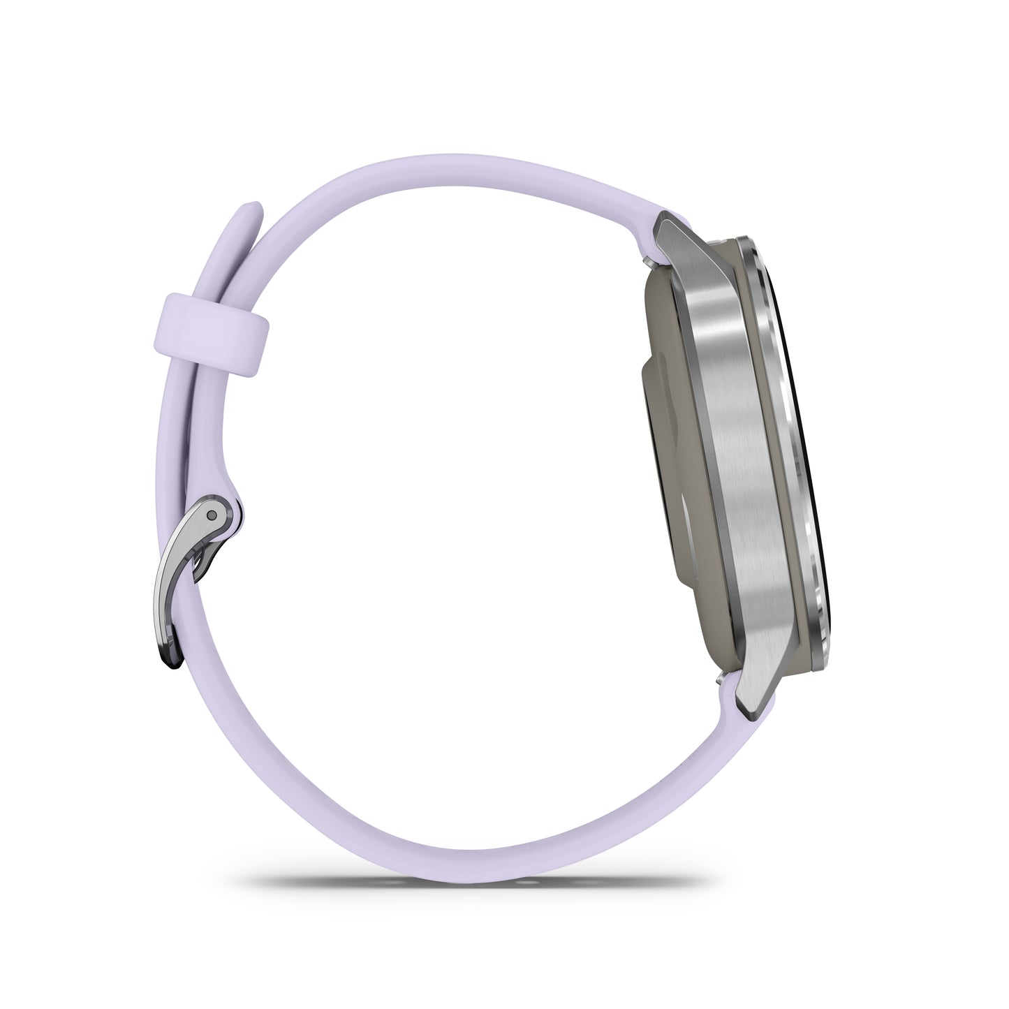 Garmin Venu 4 GPS Smartwatch - 41mm Silver with Periwinkle Silicone Band