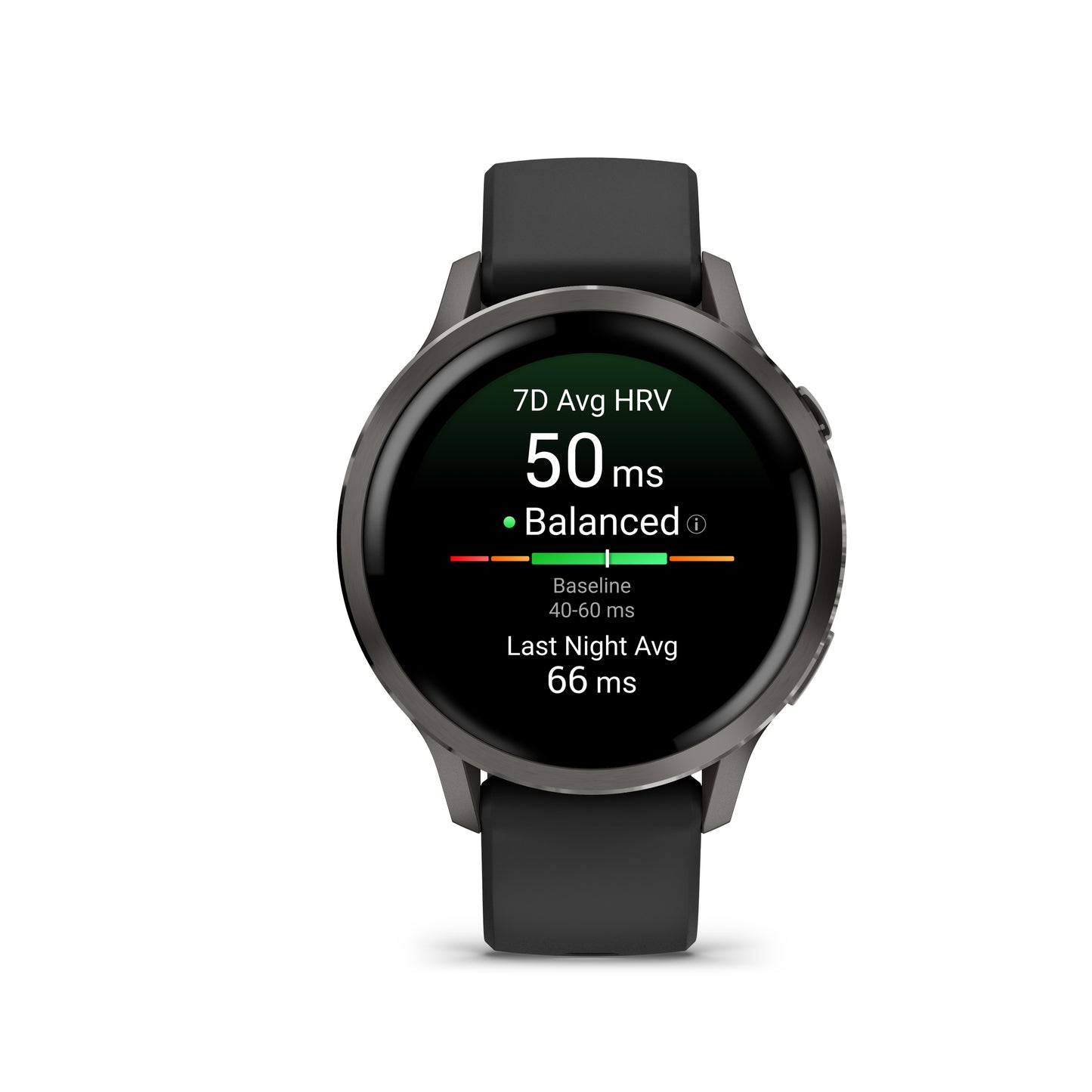 Garmin Venu 4 GPS Smartwatch - 41mm Slate with Black Silicone Band