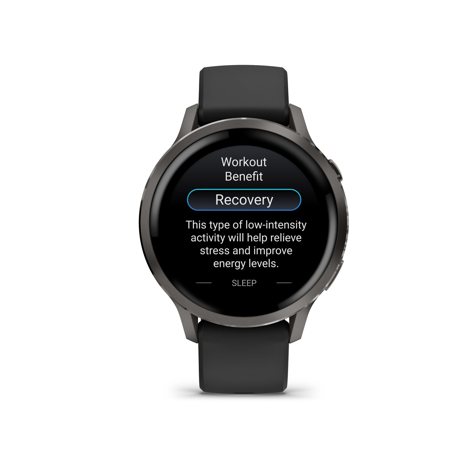 Garmin Venu 4 GPS Smartwatch - 41mm Slate with Black Silicone Band