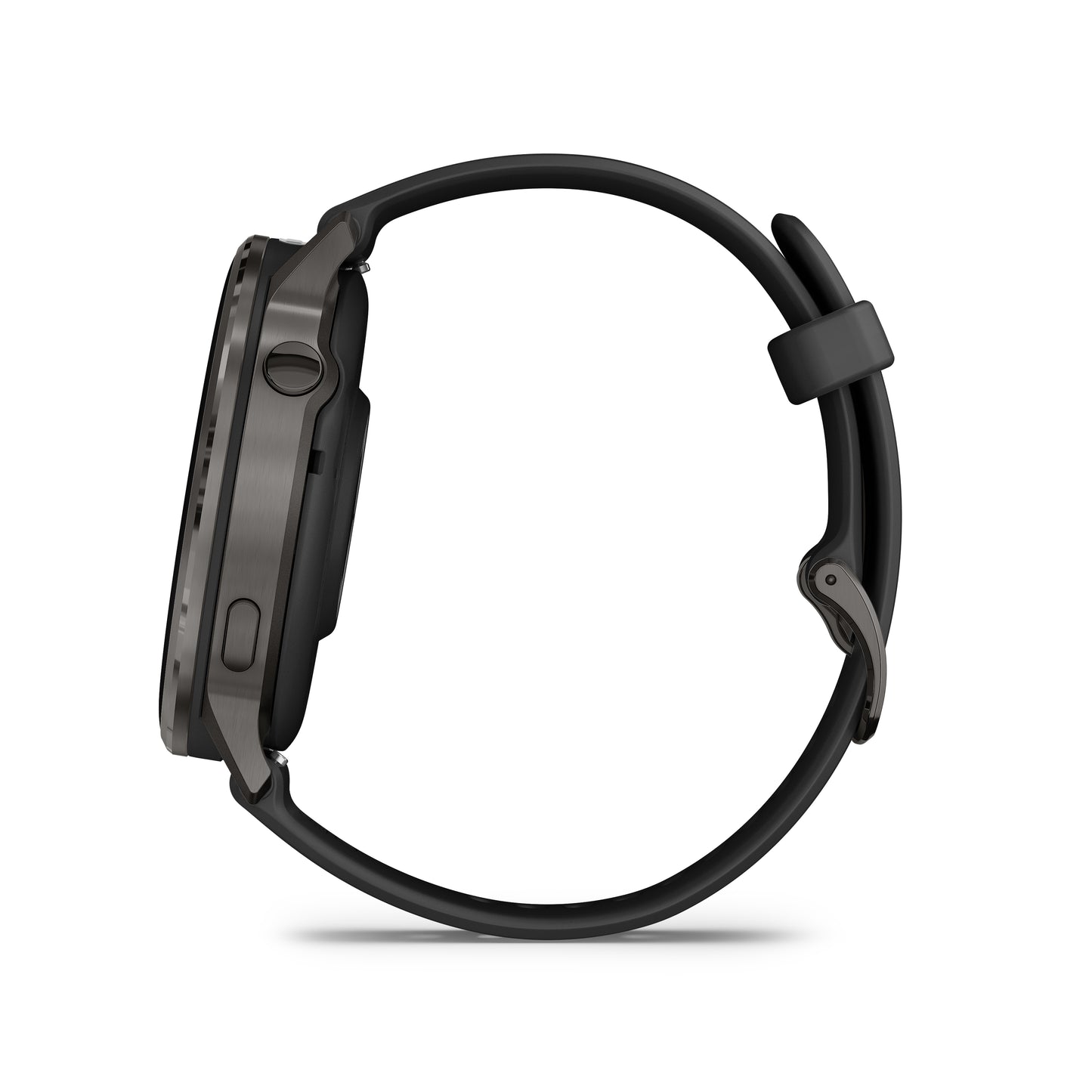 Garmin Venu 4 GPS Smartwatch - 45mm Slate with Black Silicone Band
