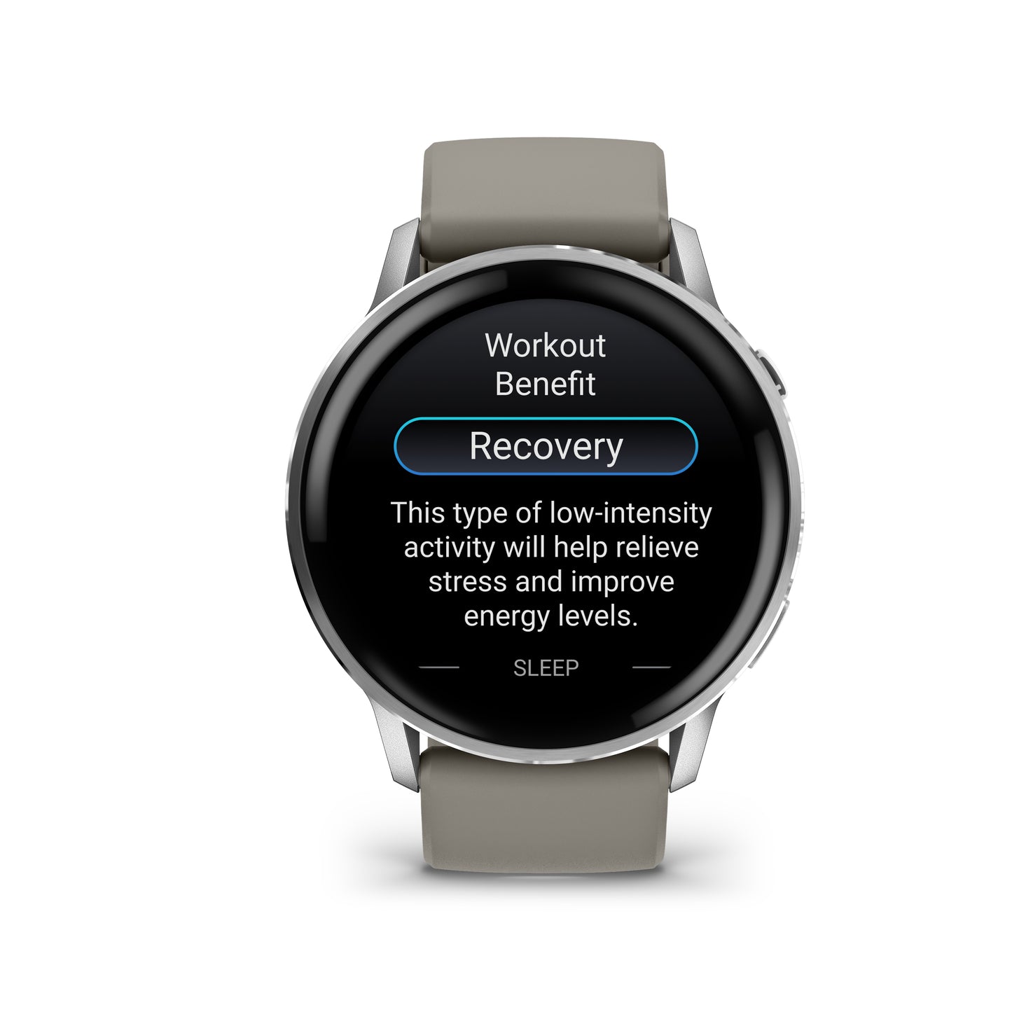 Garmin Venu 4 GPS Smartwatch - 45mm Silver with Silver Gray Silicone Band