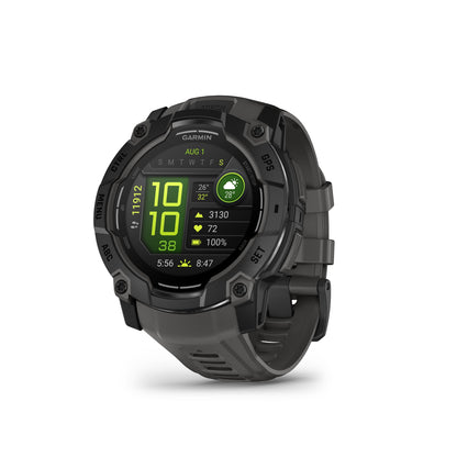 Garmin Instinct® 3 AMOLED GPS Smartwatch - 50-mm - Charcoal