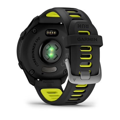 Garmin Forerunner 170 GPS Running Smartwatch - Black/Amp Yellow