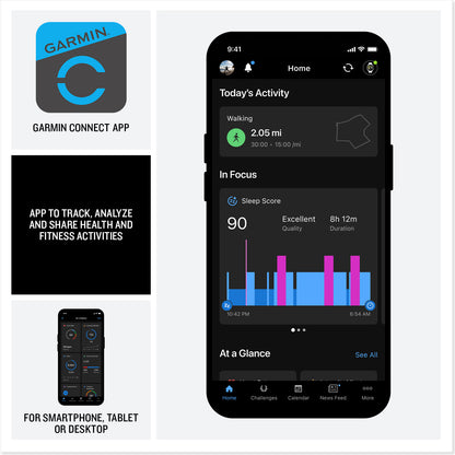Garmin Forerunner 170 GPS Running Smartwatch - Whitestone/Cloud Blue