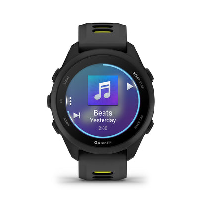 Garmin Forerunner 170 Music Smartwatch - Black/Amp Yellow
