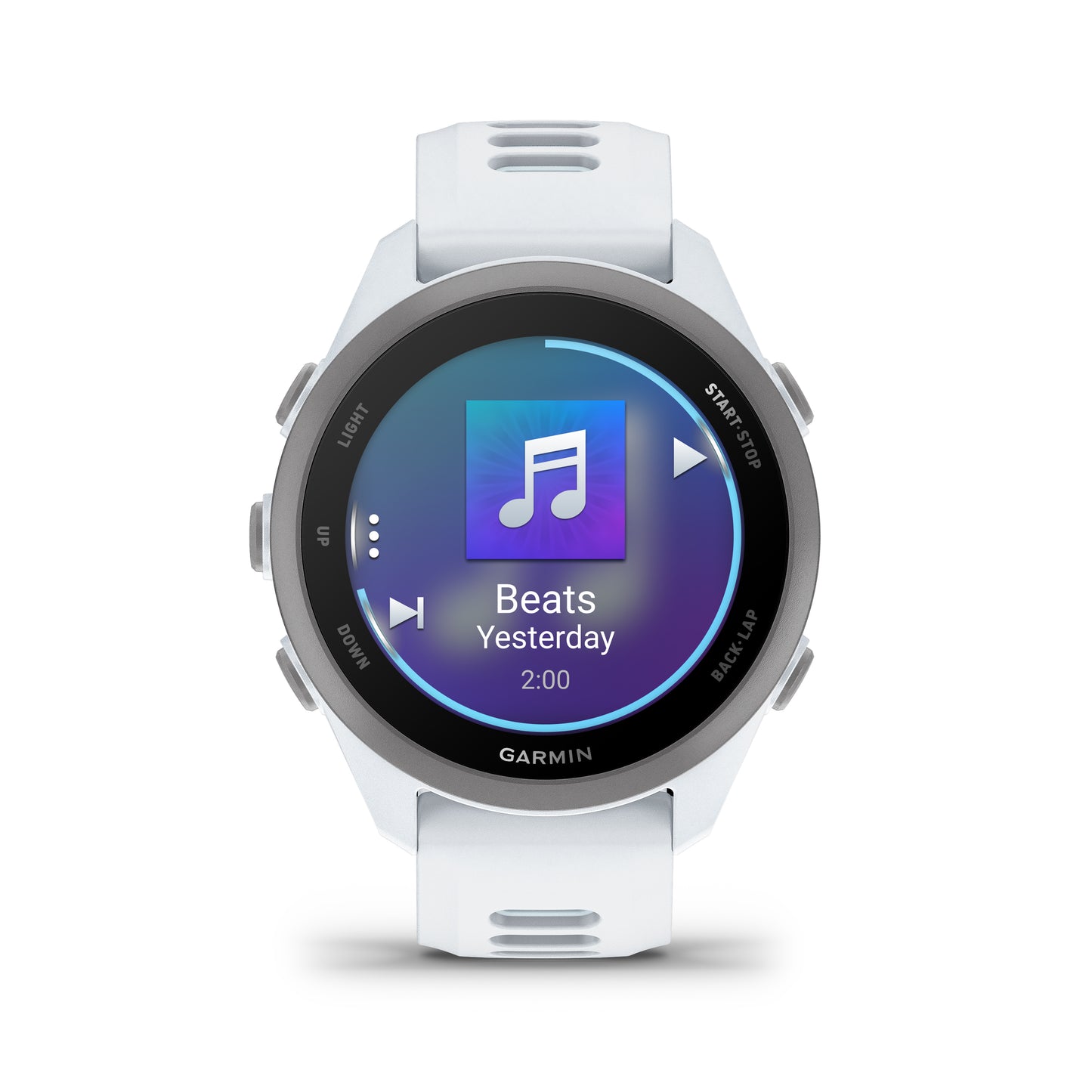 Garmin Forerunner 170 Music Smartwatch - Whitestone/Cloud Blue