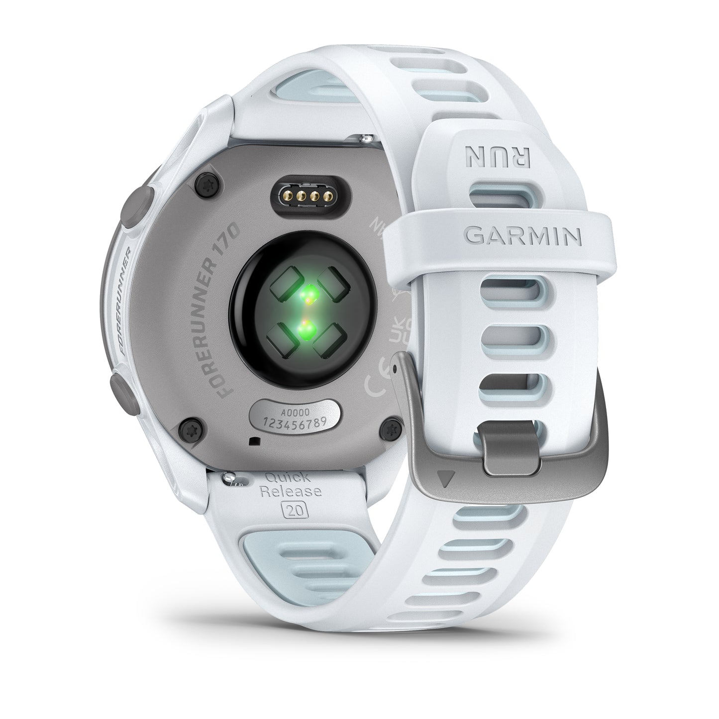 Garmin Forerunner 170 Music Smartwatch - Whitestone/Cloud Blue
