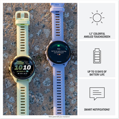 Garmin Forerunner 70 GPS Running Smartwatch - Cool Lavender