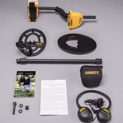 Garrett ACE 300i Hand Held Metal Detector with Headphones - Yellow & Black