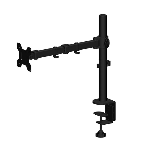 CJ Tech 13-in to 27-in Single Monitor Desk Mount - Black