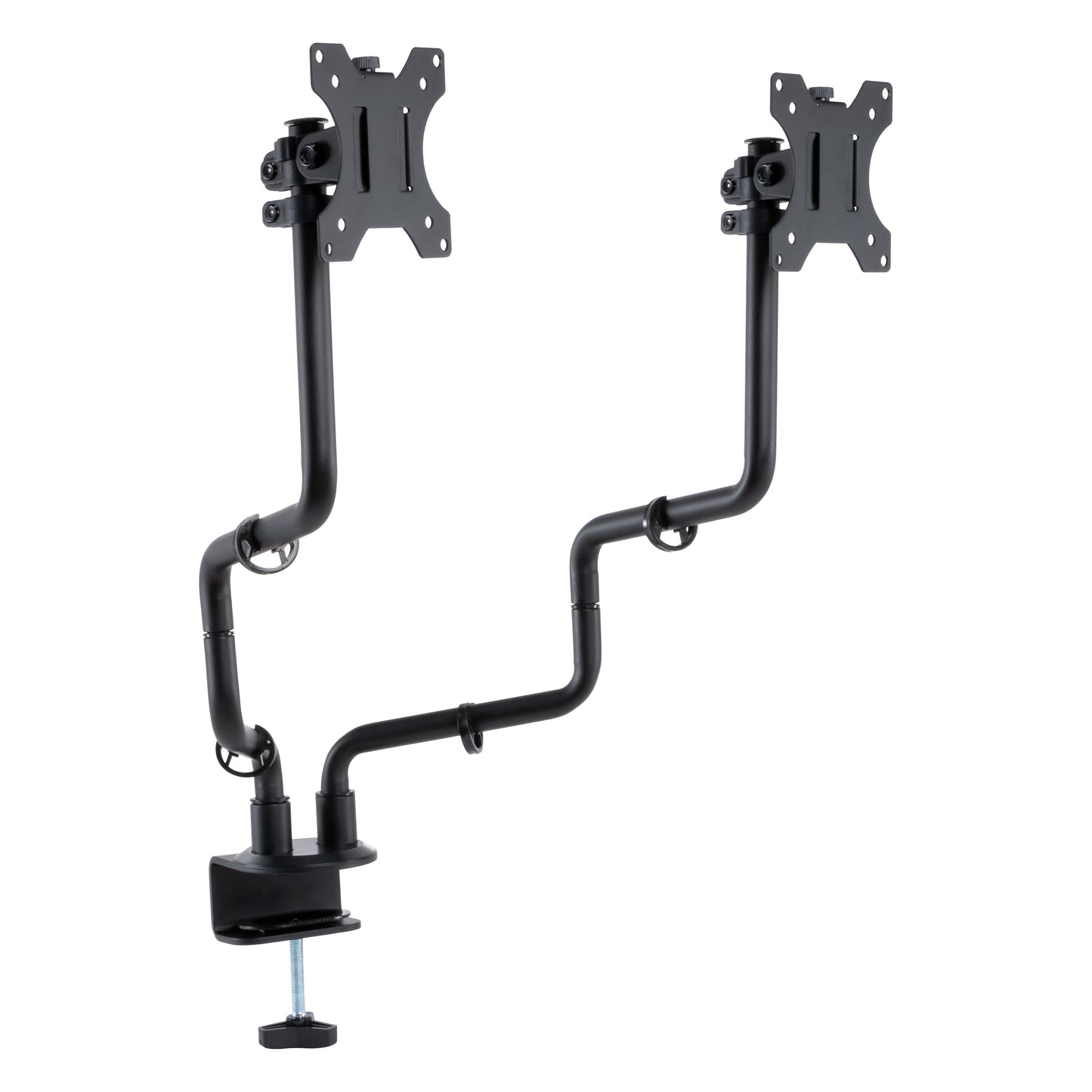 Allsop Metal Art Dual Arm Monitor Mount Stand  - Black