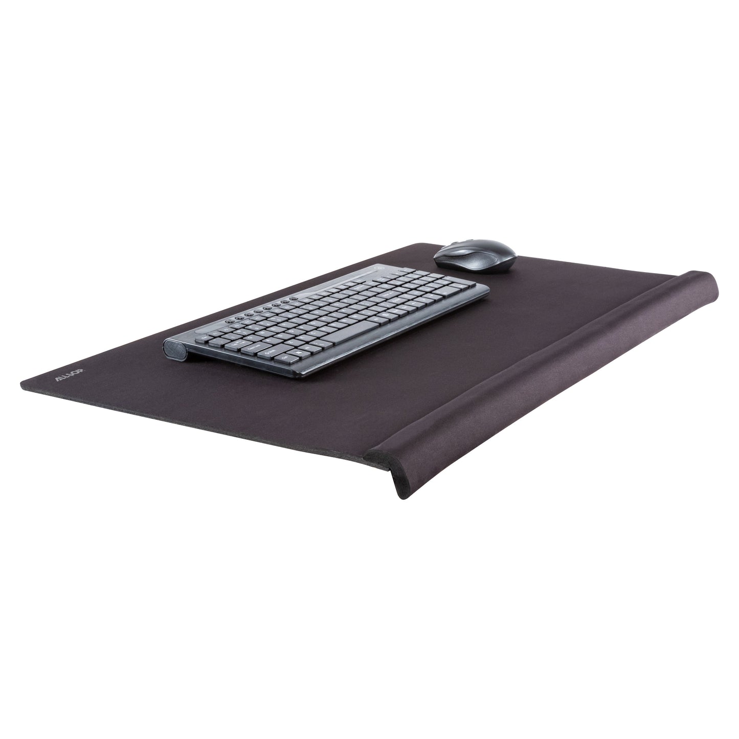 Allsop ErgoEdge Deskpad with Wrist Rest - Black