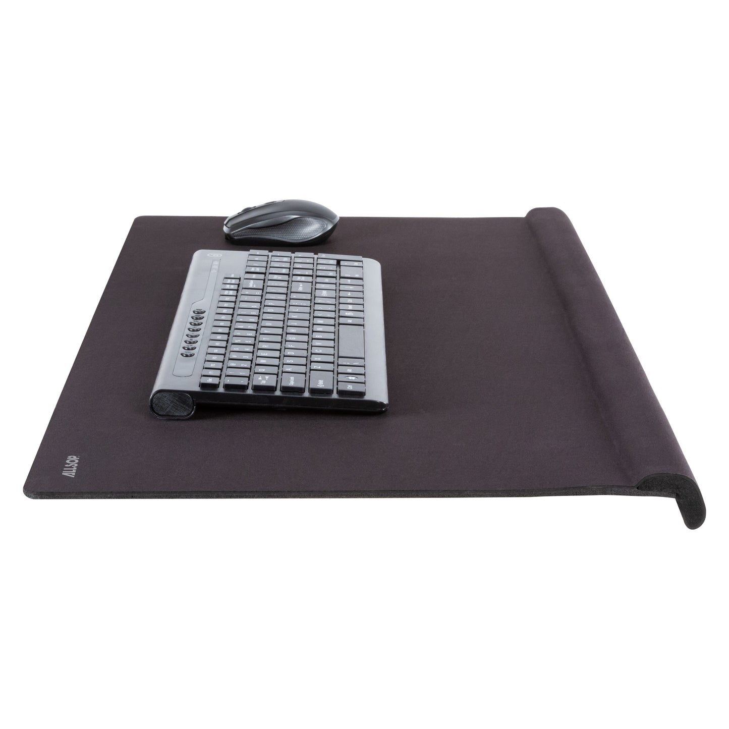 Allsop ErgoEdge Deskpad with Wrist Rest - Black